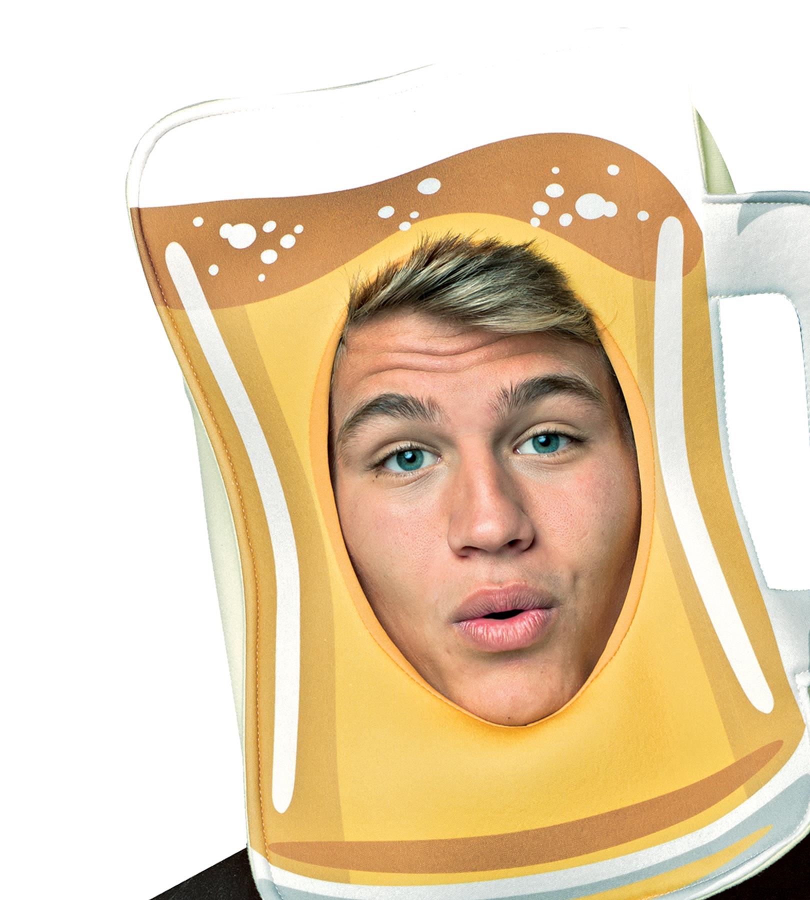 Beer Mug Open Face Adult Mask
