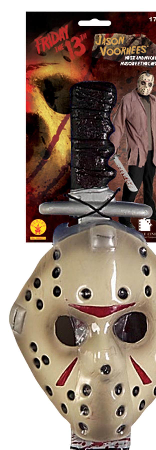 Friday the 13th Jason Voorhees Mask Machete Adult Costume Kit