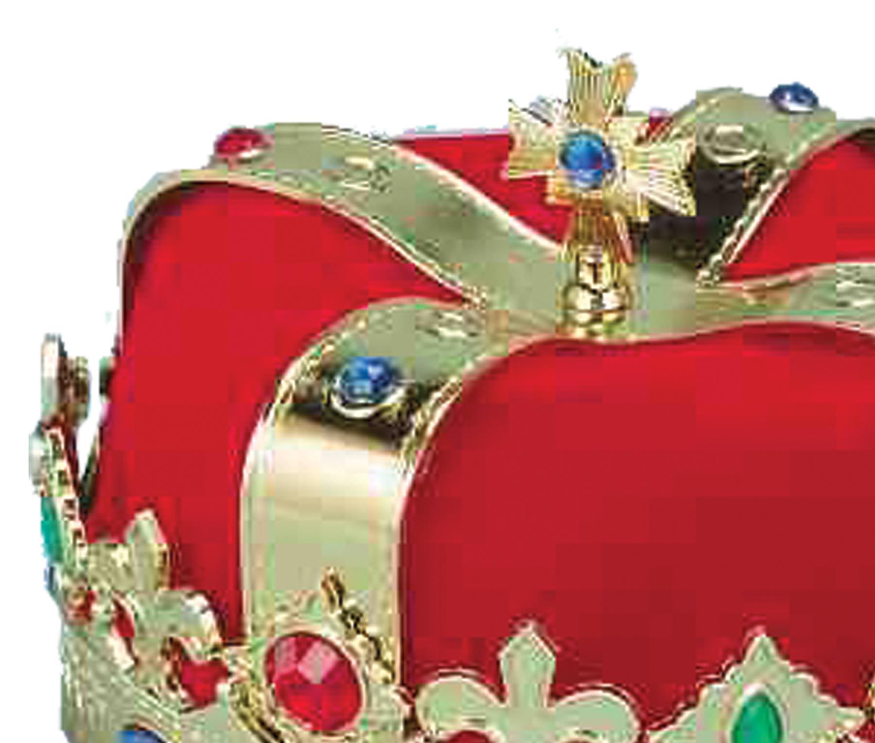 King Crown Plastic Adult Costume Accessory