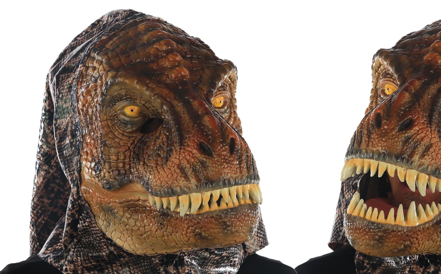 T-Rex Dinosaur Animated Sound Adult Mask