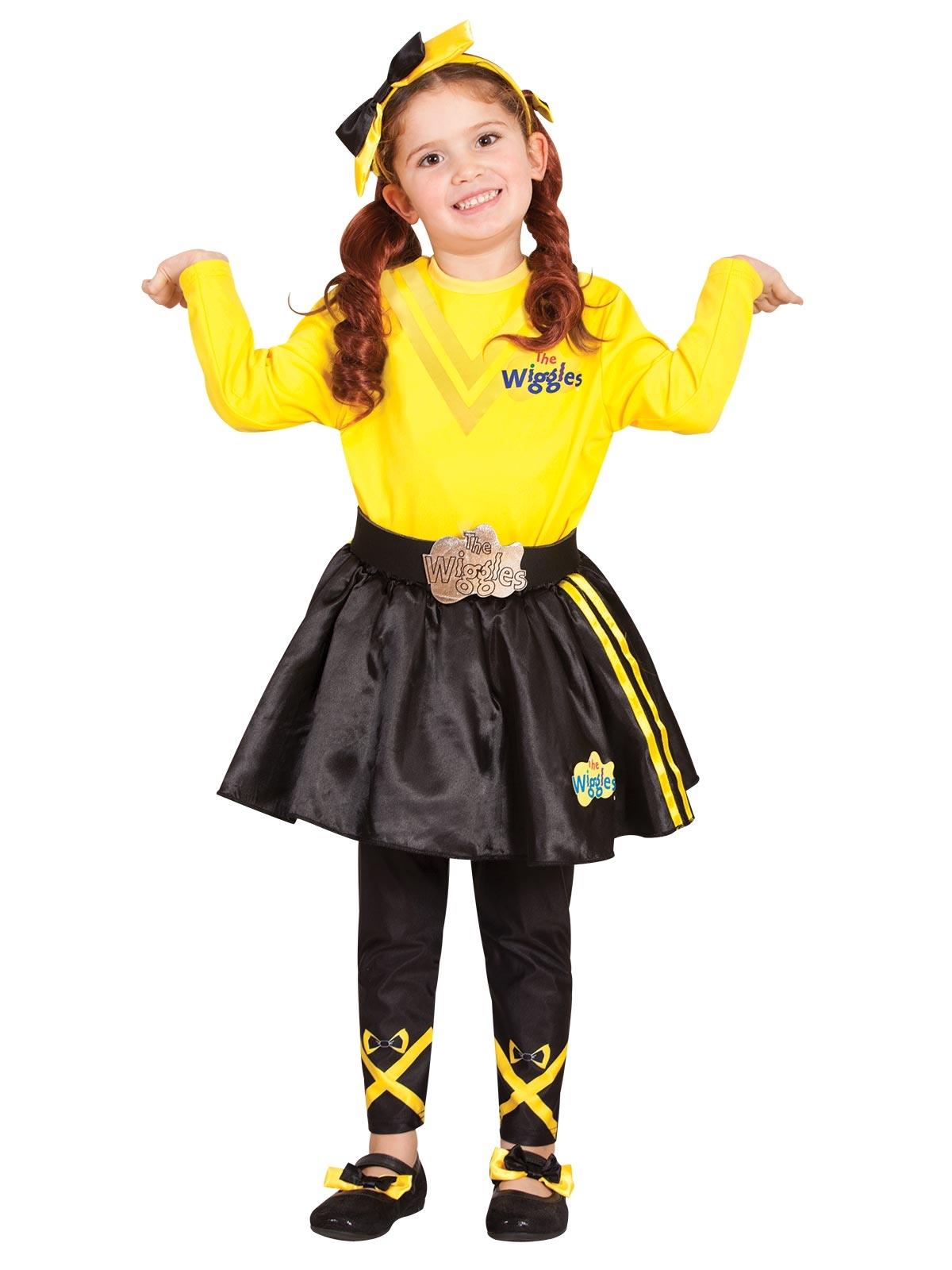 The Wiggles Emma Yellow Wiggle Footless Tights Child Costume Accessory Toddler
