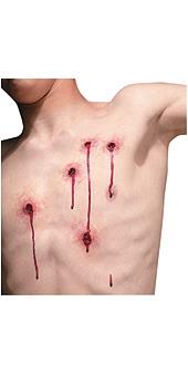 Bullet Wounds FX Prosthetics Makeup Accessory