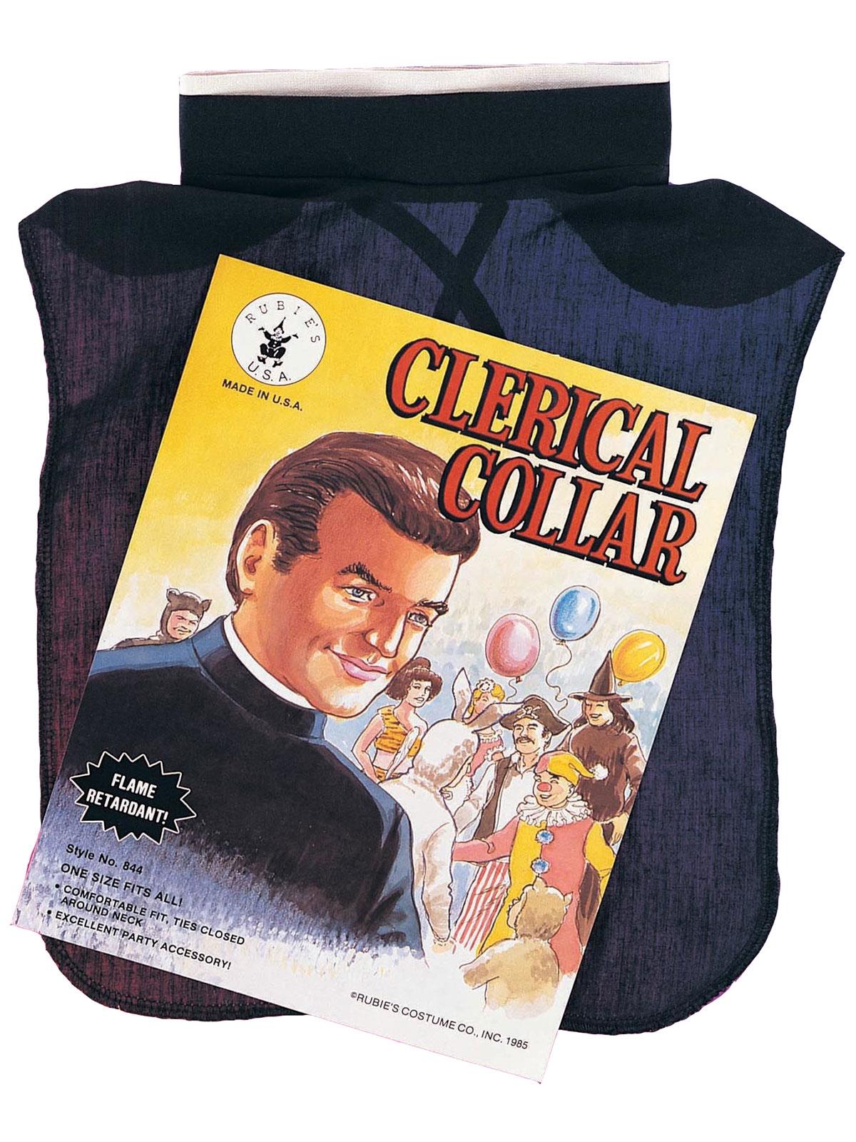 Priest Clerical Collar Adult Costume Accessory