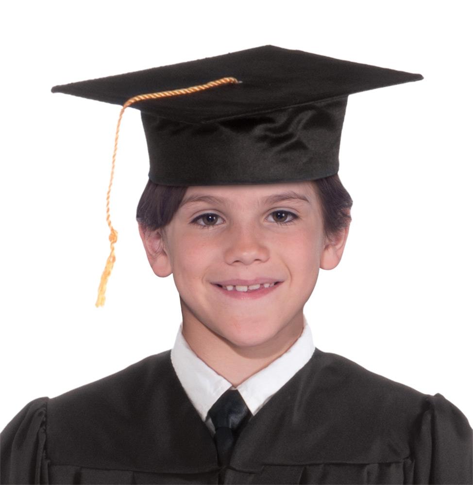 Black Graduation Child Hat