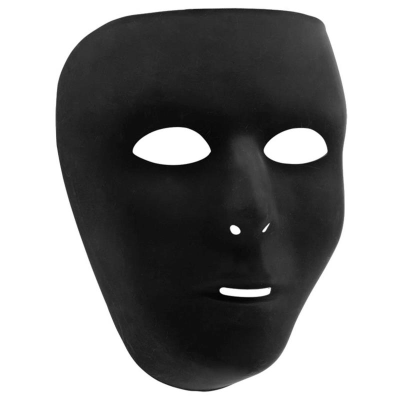 Black Full Face Adult Mask
