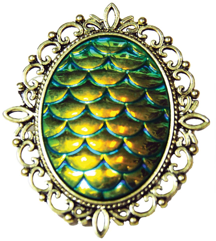 Dragon Scale 3D Pattern Ring Adult Costume Accessory