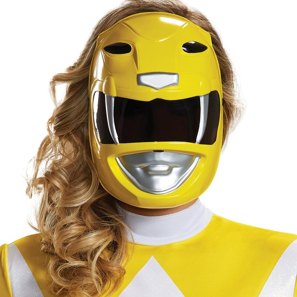 Mighty Morphin' Power Rangers Yellow Ranger Adult Mask