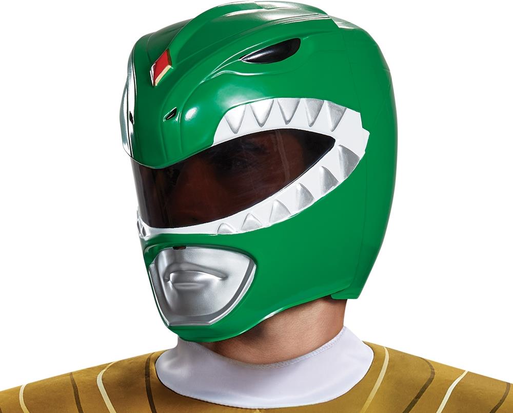 Mighty Morphin' Power Rangers Green Ranger Helmet Adult Costume Accessory