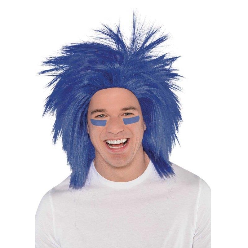 Blue Crazy Adult or Child Wig