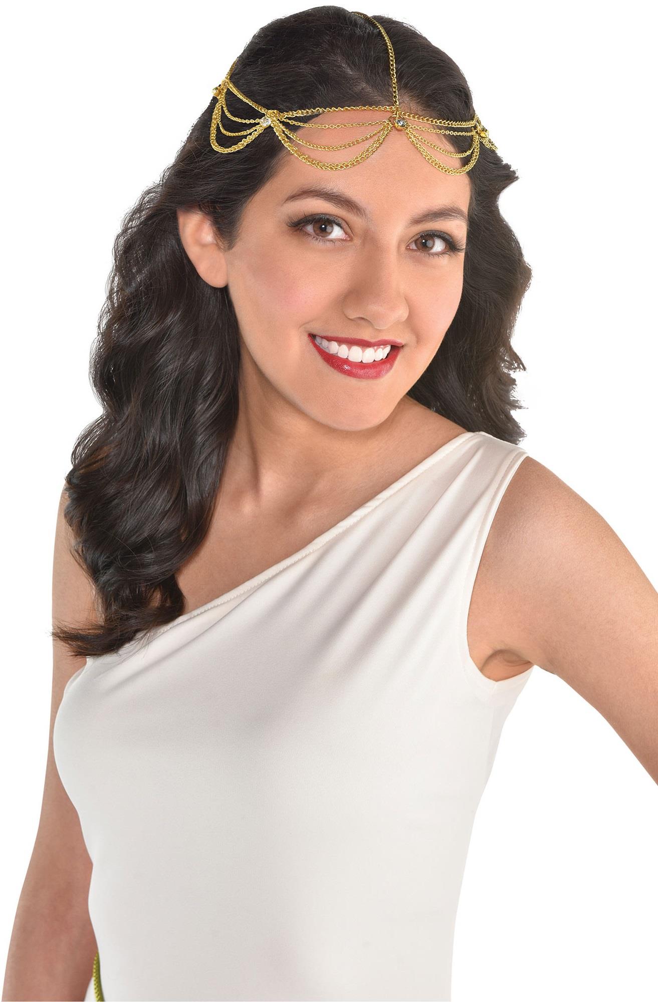 Goddess Gold Hair Jewellery Adult Costume Accessory