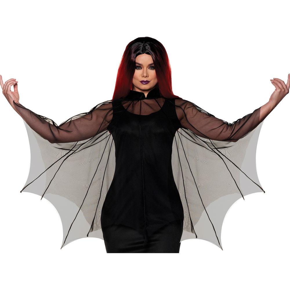 Spider Web Sheer Poncho Adult Costume Accessory