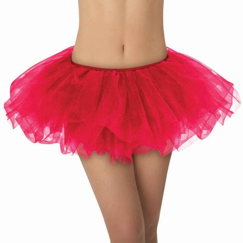 Red Tutu Adult Costume Accessory