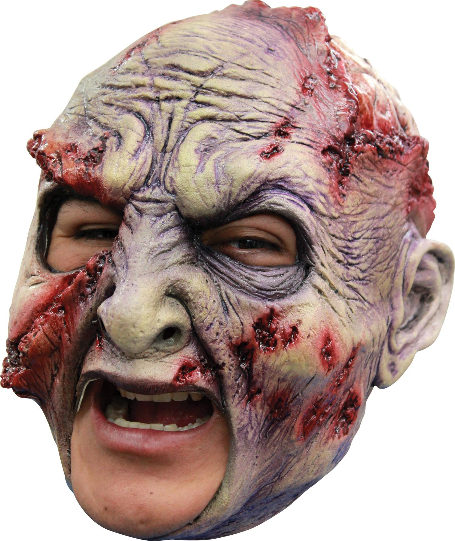 Rotted Chinless Latex Adult Mask