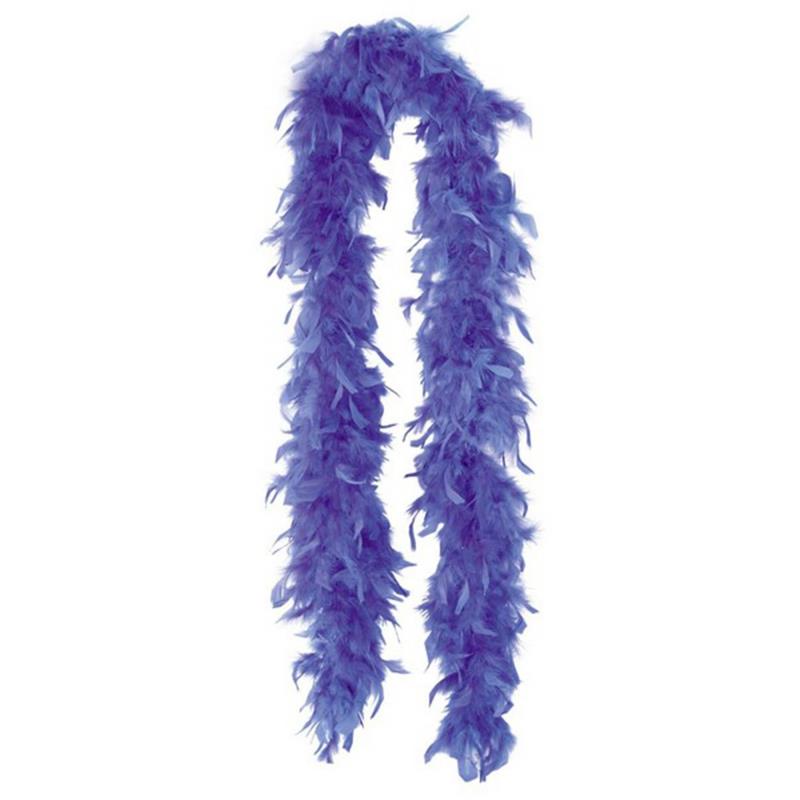 Blue Feather Boa Adult Costume Accessory
