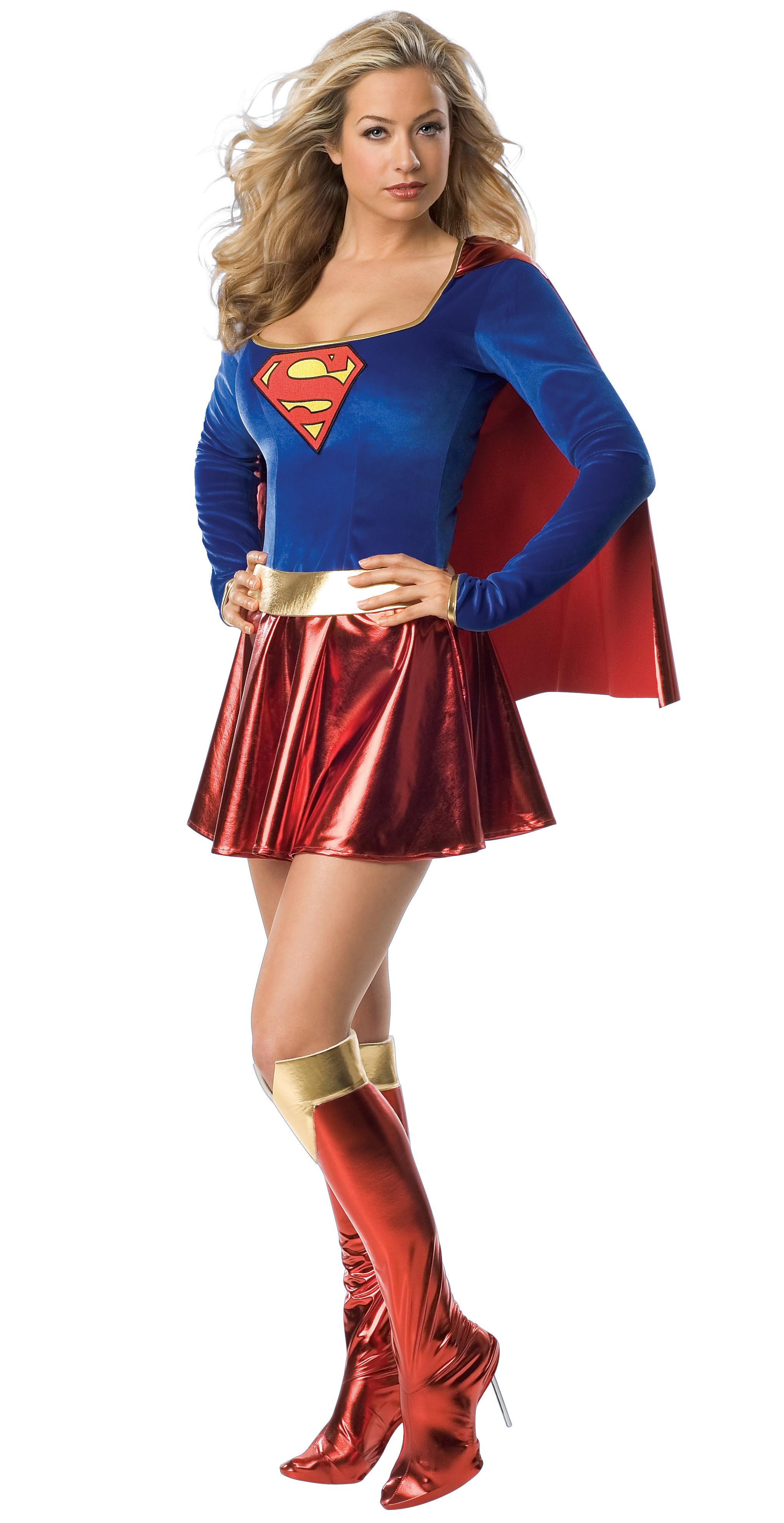 Supergirl Deluxe Adult Costume Medium