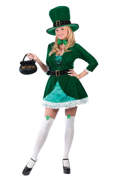 Luscious Leprechaun Adult Costume Large