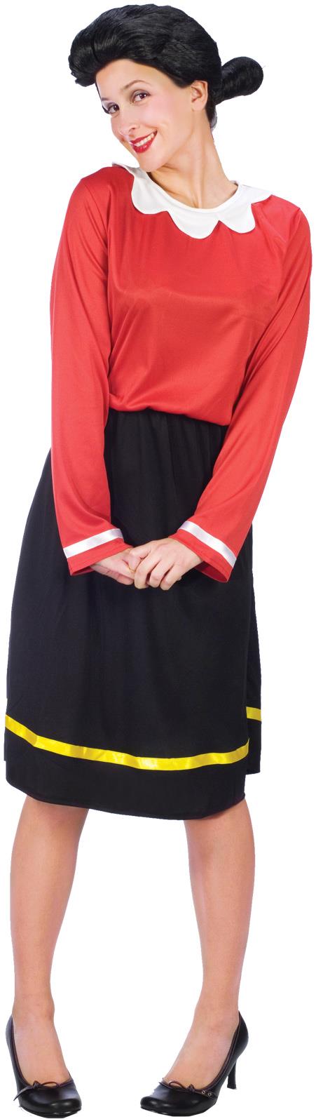 Popeye Olive Oyl Adult Costume M/L