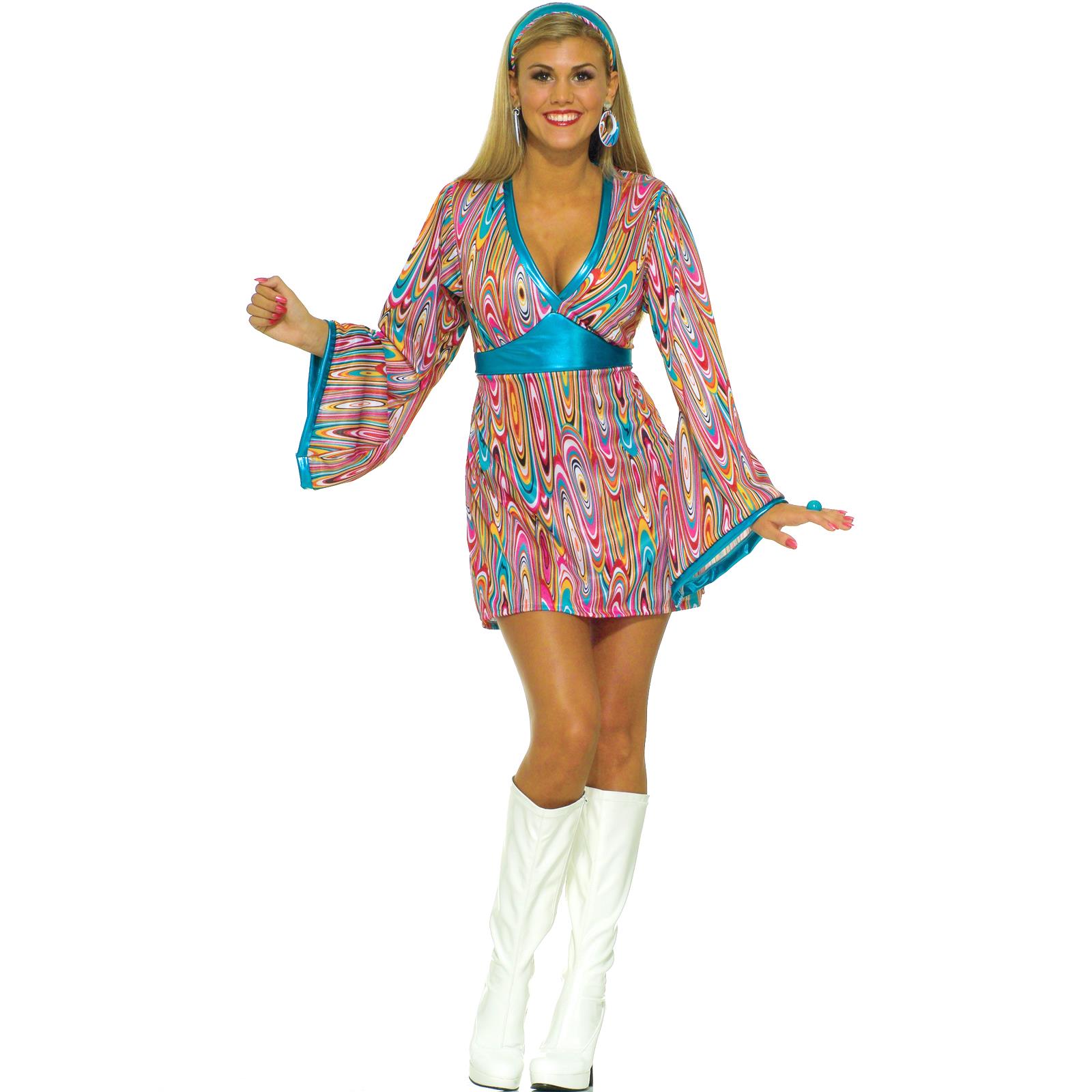 Wild Swirl Dress Adult Costume XS/Small
