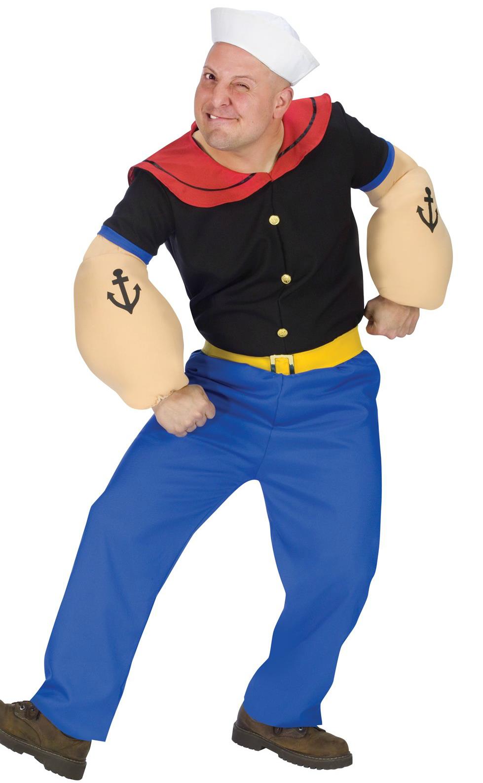Popeye Adult Plus Costume