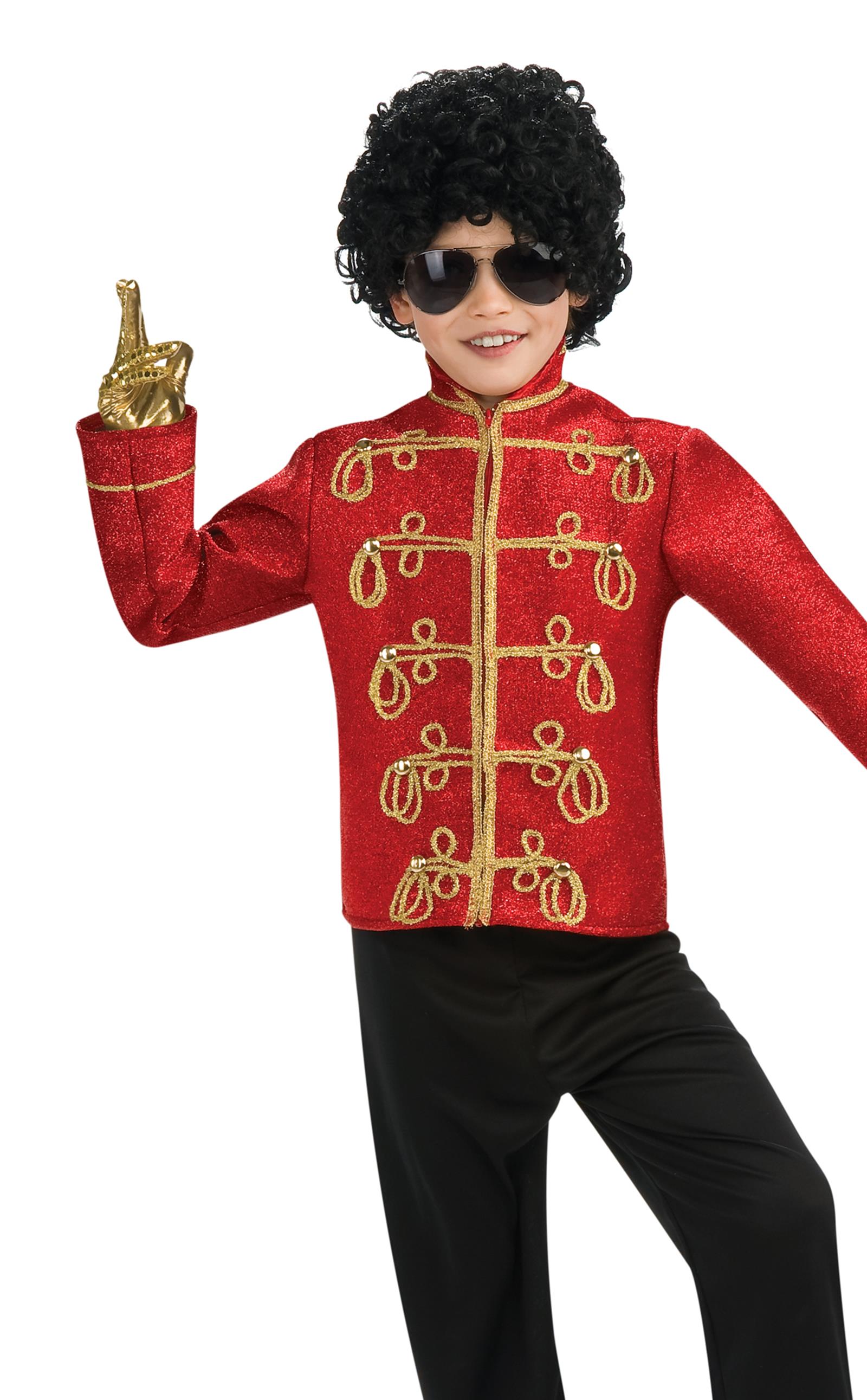 Michael Jackson Deluxe Red Military Child Jacket