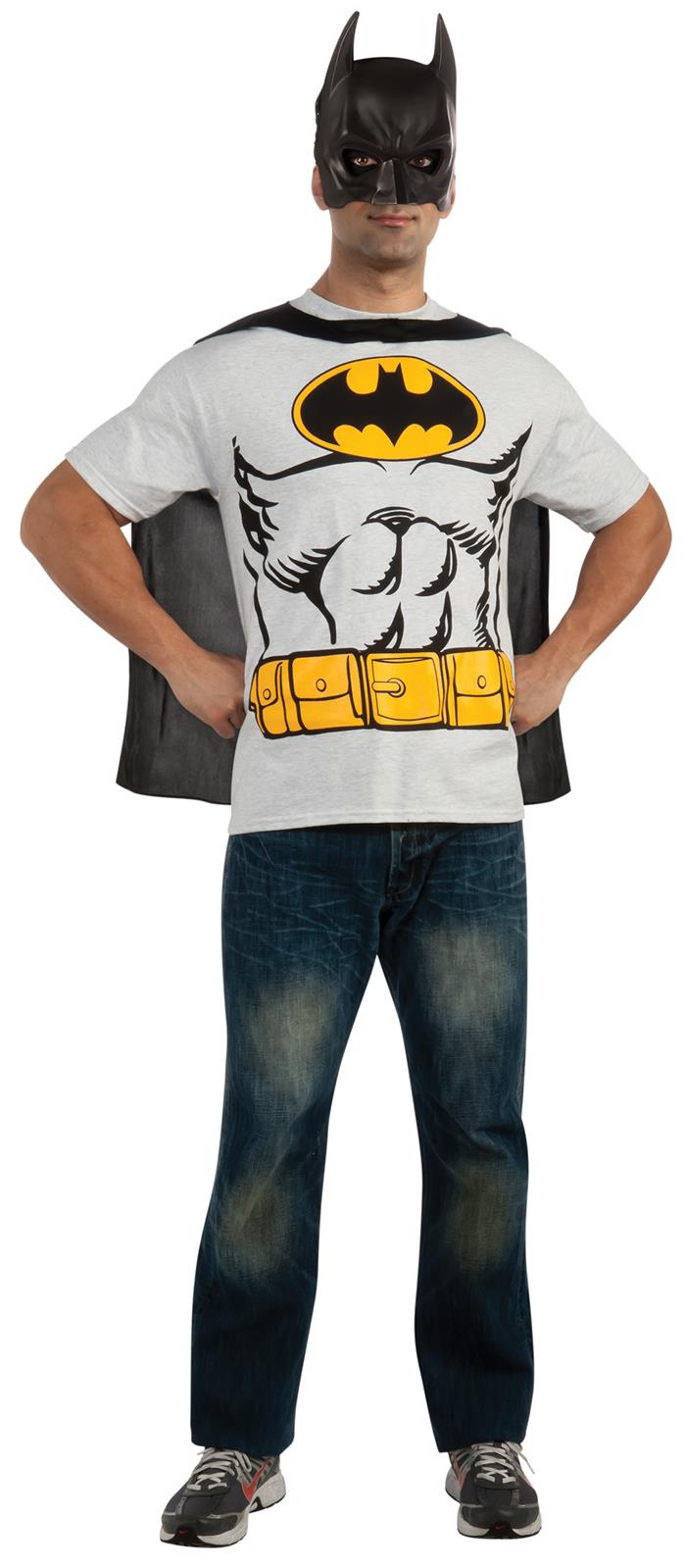 Batman T-Shirt Adult Costume Kit Medium