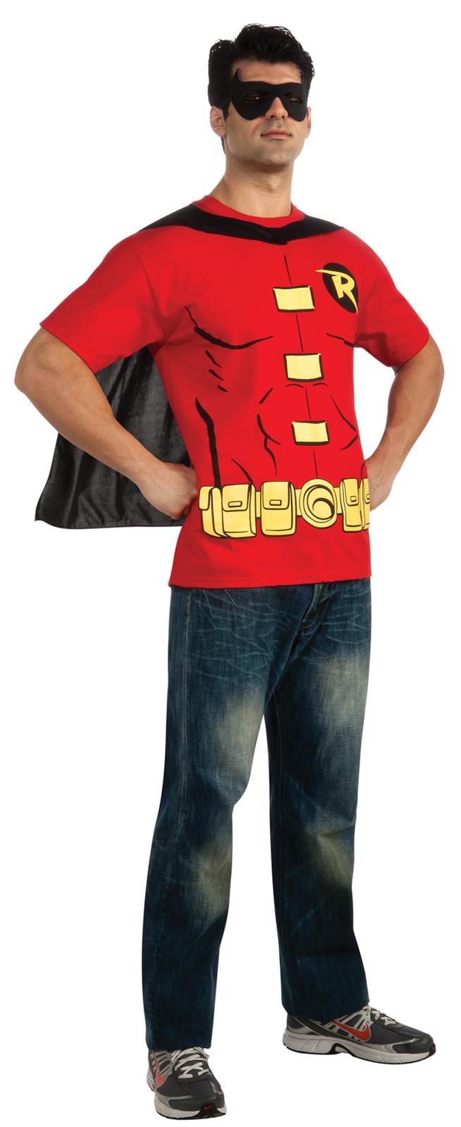 Robin T-Shirt Adult Costume Kit XL