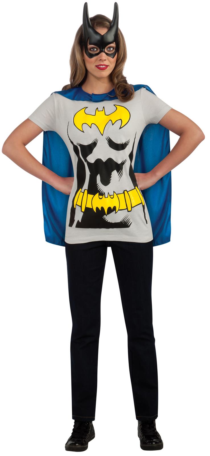 Batgirl T-Shirt Adult Costume Kit Large