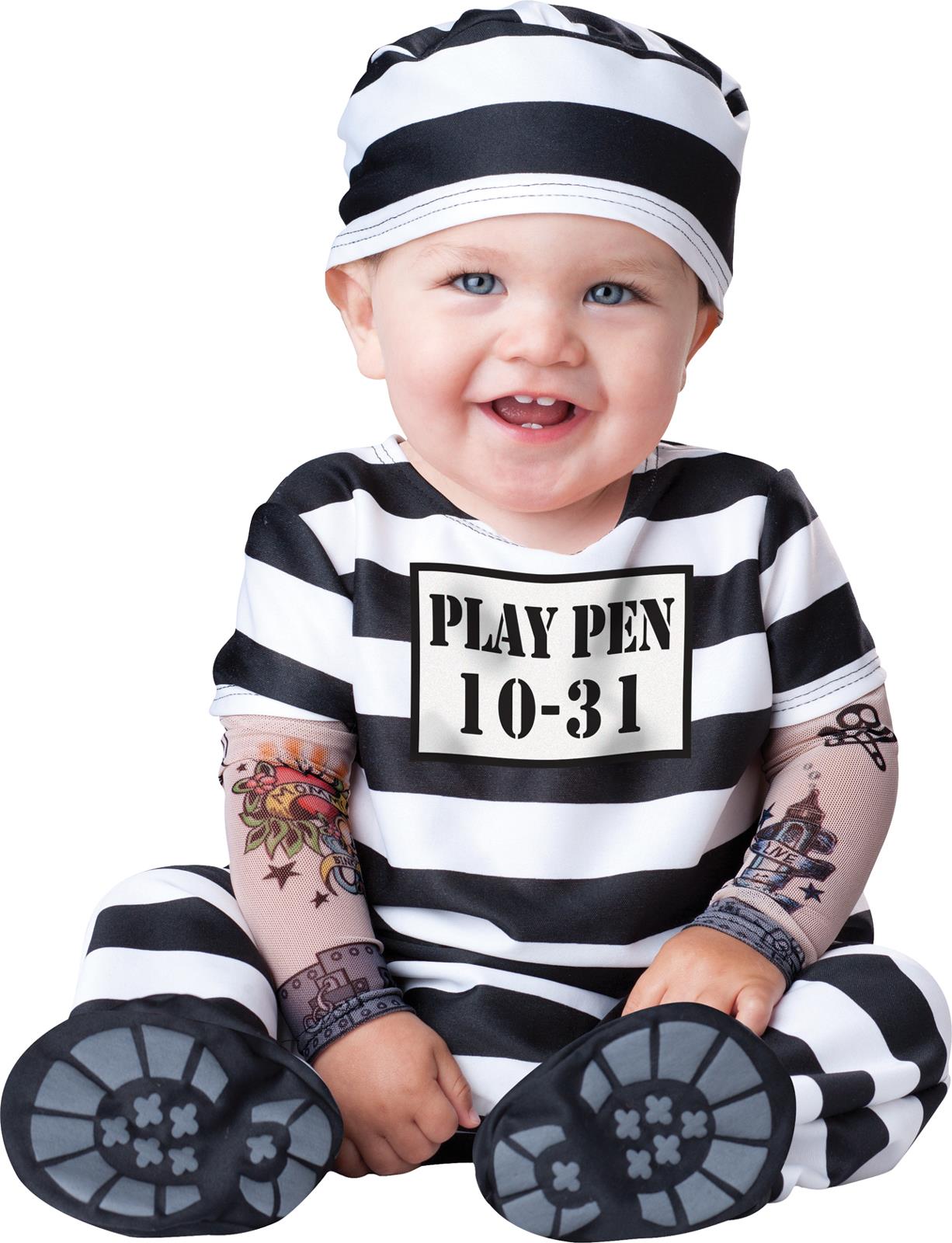 Time Out Convict Infant / Toddler Costume