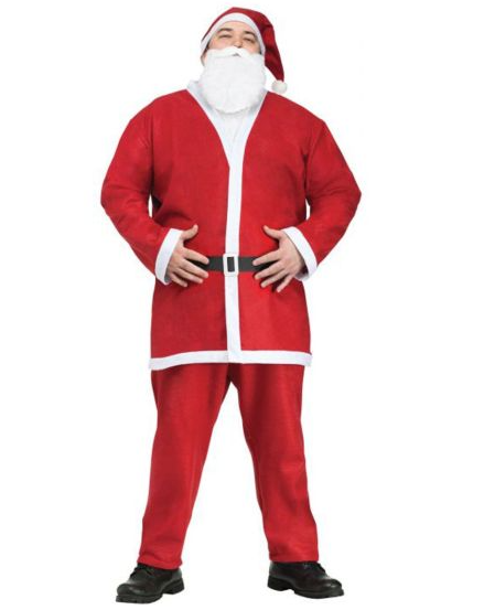 Summer Pub Crawl Santa Suit Adult Costume