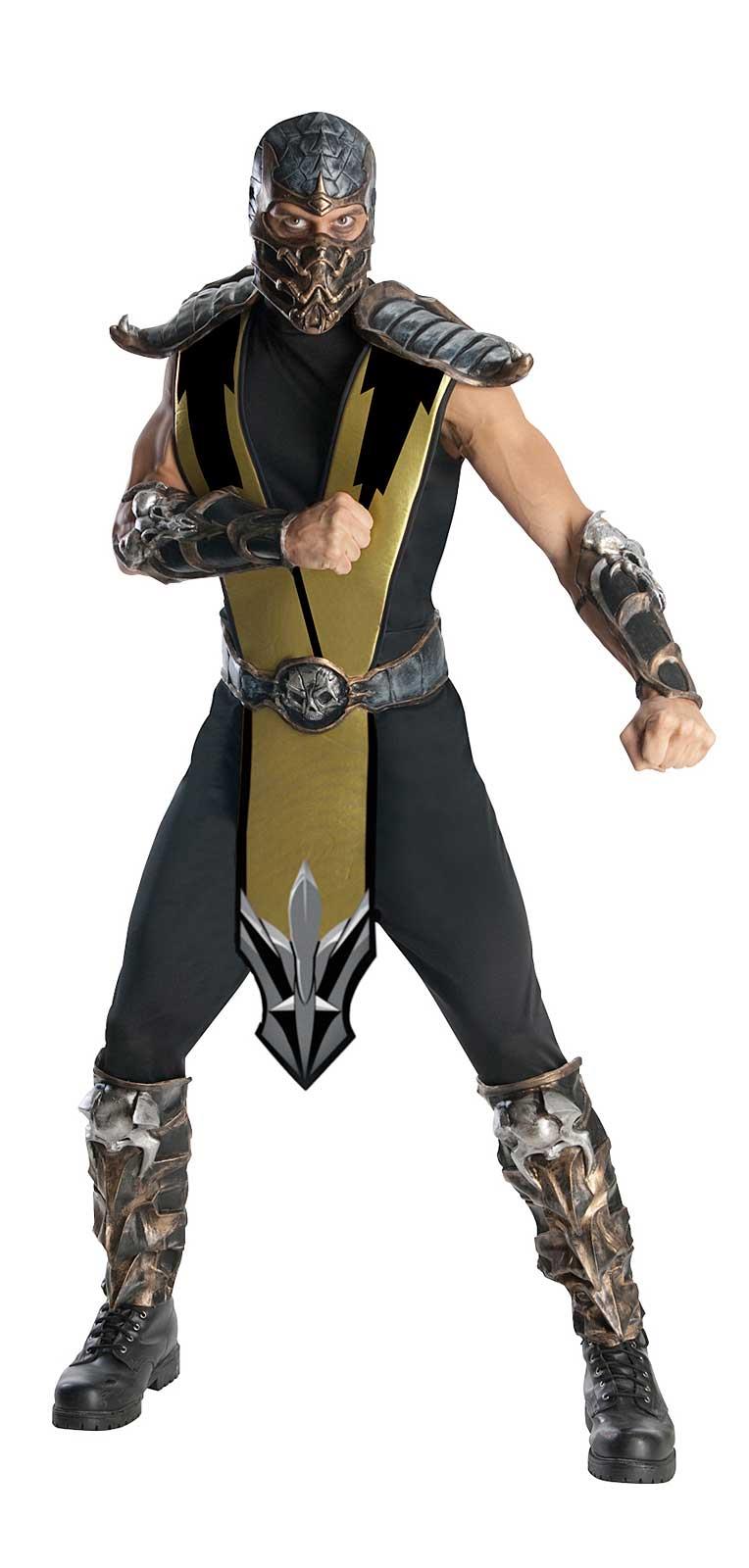 Mortal Kombat Scorpion Deluxe Adult Costume