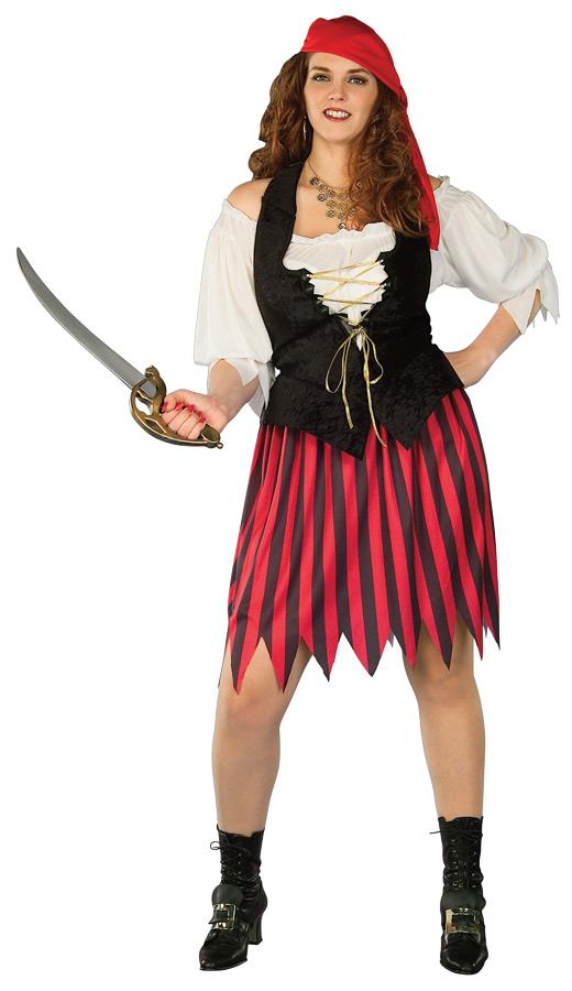Buccaneer Pirate Adult Plus Costume