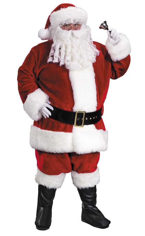 Santa Suit Premium Plush Adult Costume XL