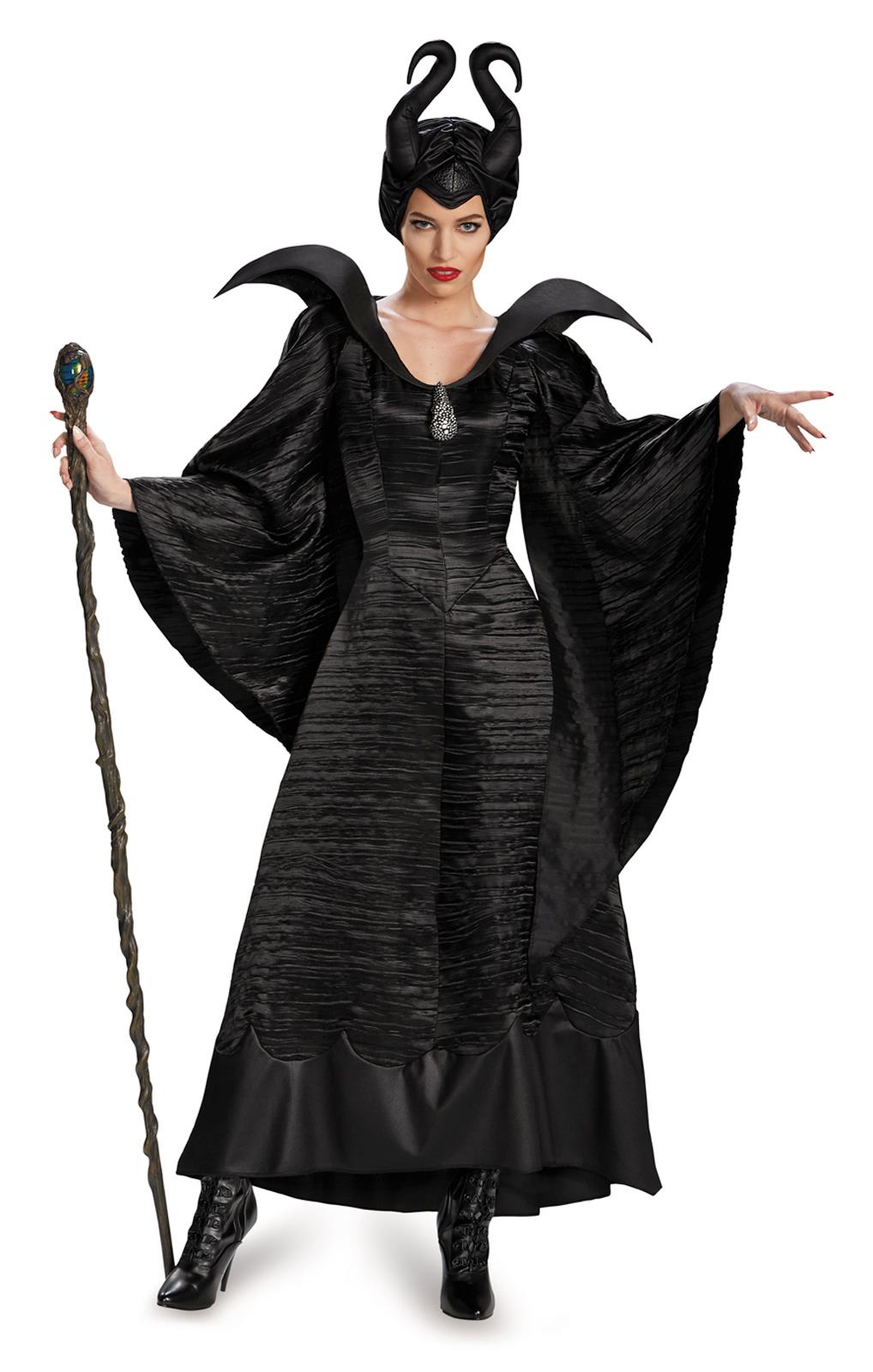 Maleficent Deluxe Christening Black Gown Adult Plus Costume