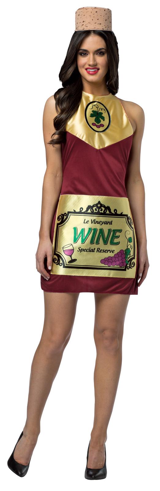 Wine Bottle Dress Adult Costume