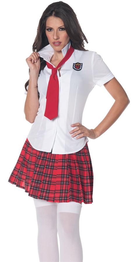 School Girl Fitted Adult Shirt