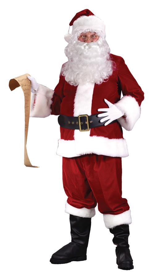 Ultra Velvet Santa Suit Adult Costume