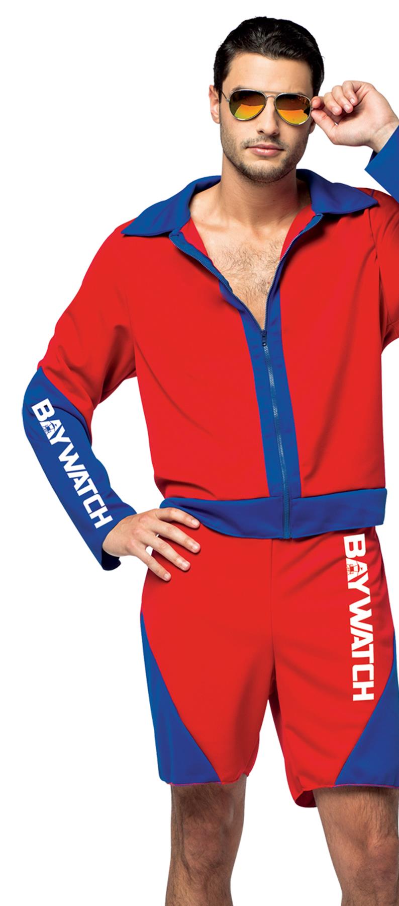 Baywatch Male Lifeguard Suit Adult Costume