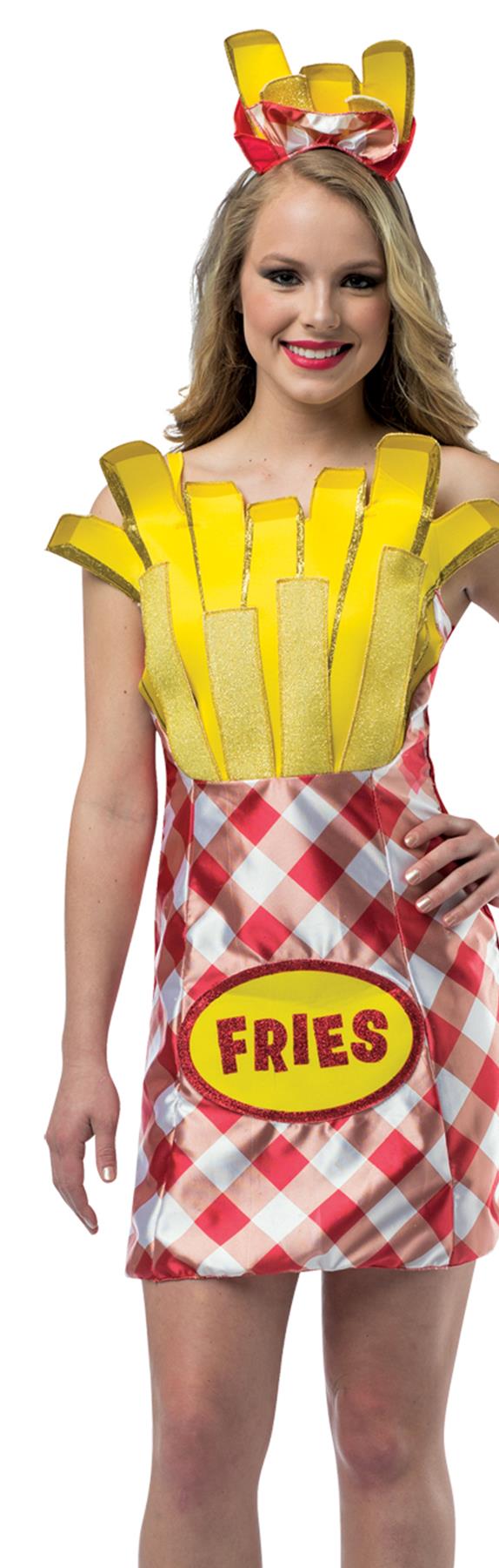 French Fry Foodie Dress Adult Costume