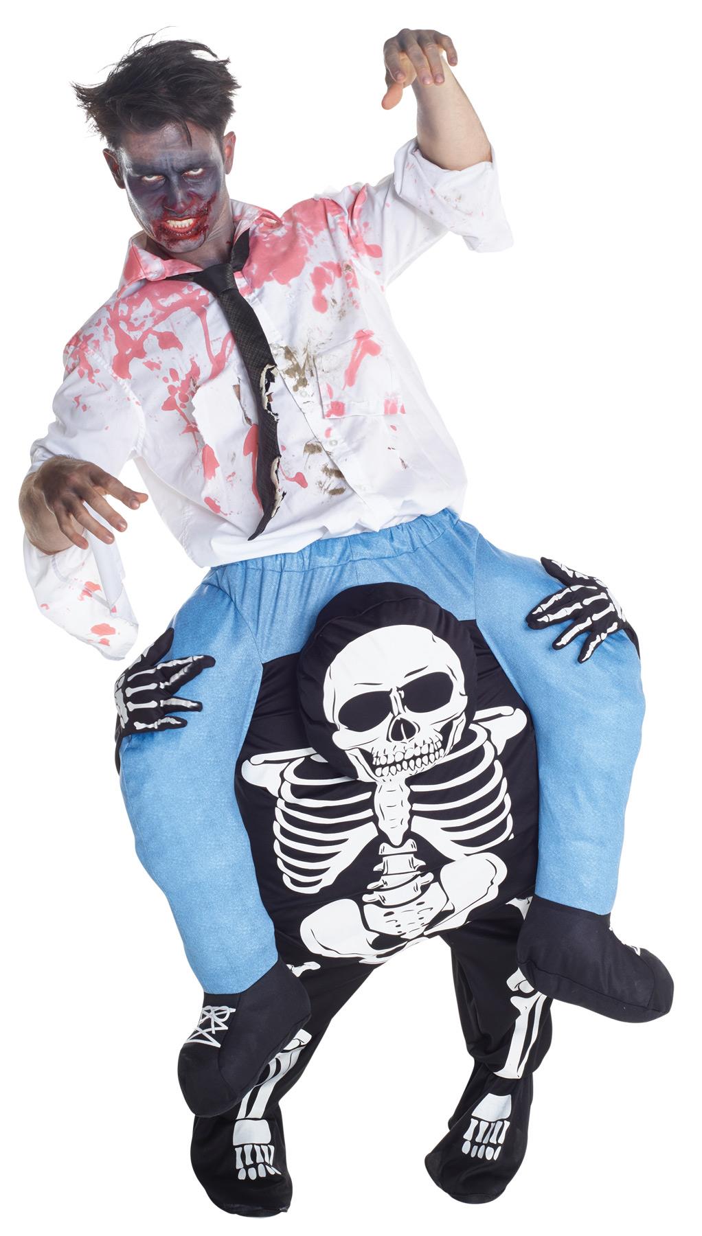 Skeleton Piggyback Ride Adult Costume