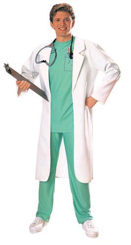 White Lab Coat Adult Costume