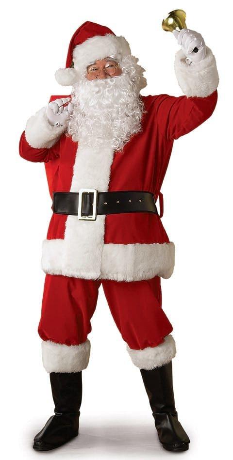 Regal Deluxe Plush 6 Piece Santa Suit Adult Costume