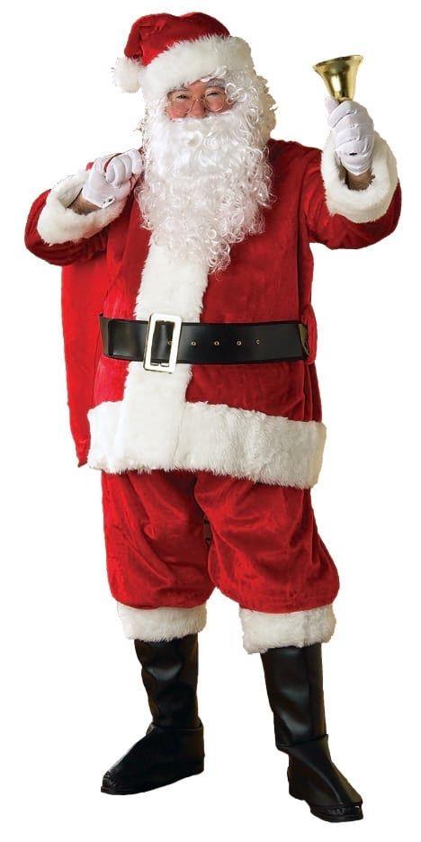 Plush Santa Suit Adult Costume