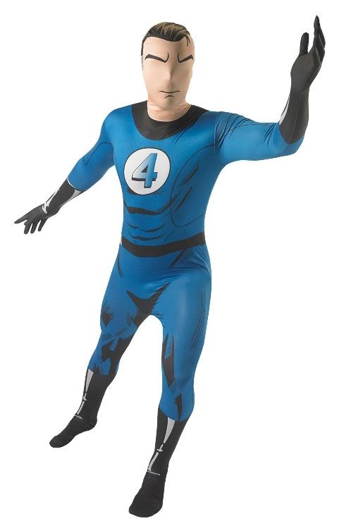 Fantastic Four Mr. Fantastic Second Skin Suit Adult Costume