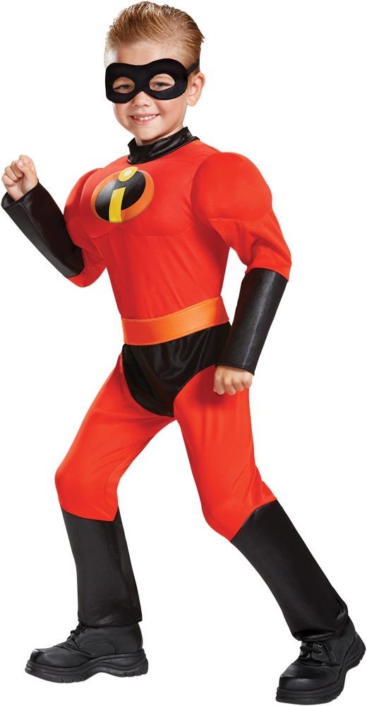 The Incredibles Dash Classic Muscle Toddler Costume 3-4T
