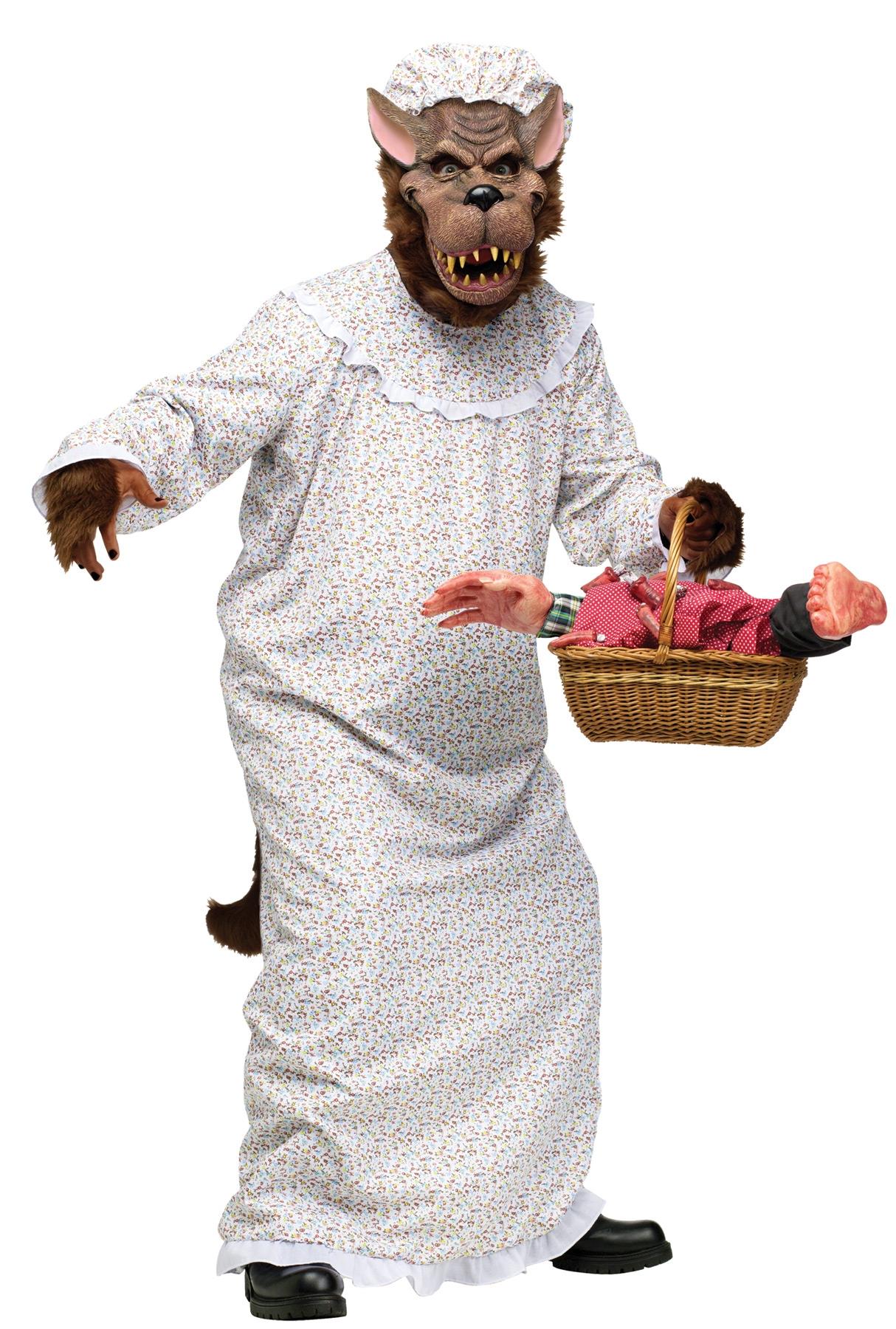Big Bad Granny Wolf Adult Costume