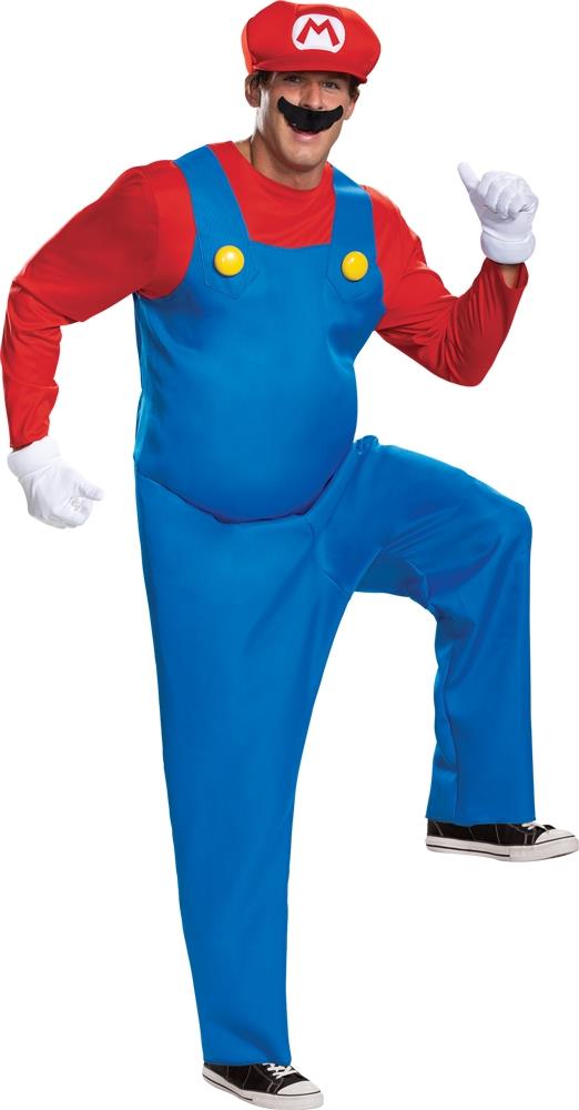 Super Mario Bros. Mario Deluxe Adult Costume XL