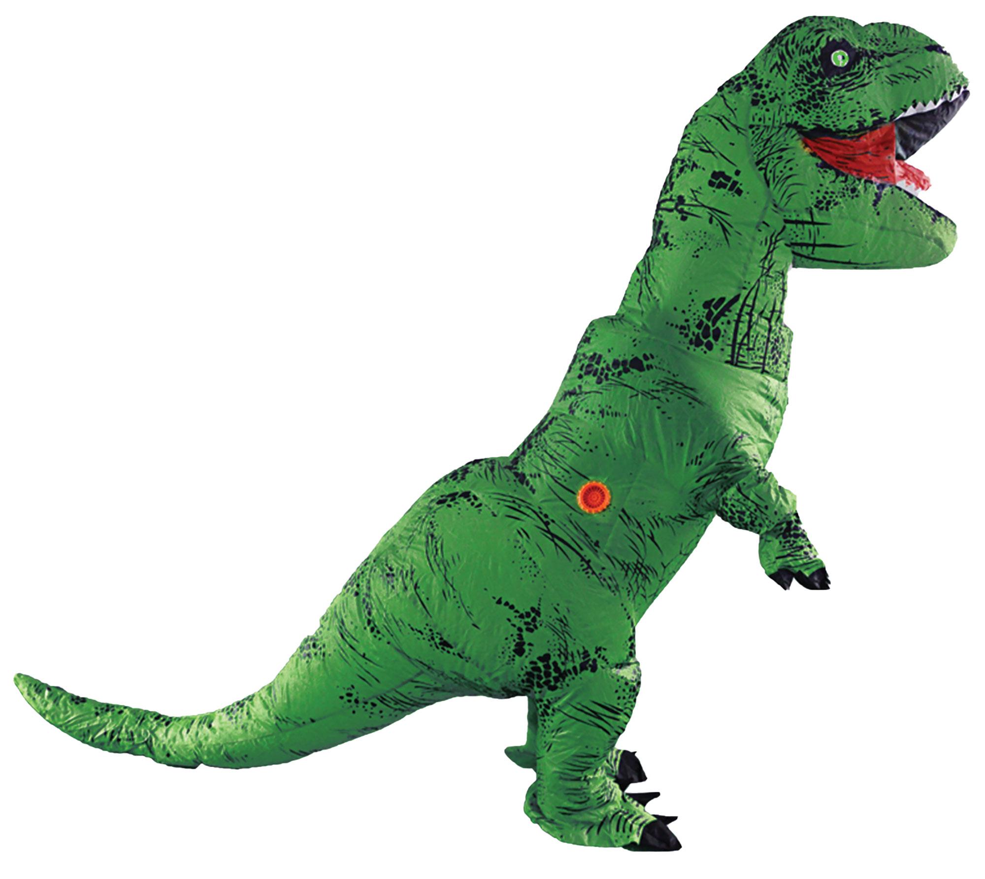 Green T-Rex Inflatable Adult Costume