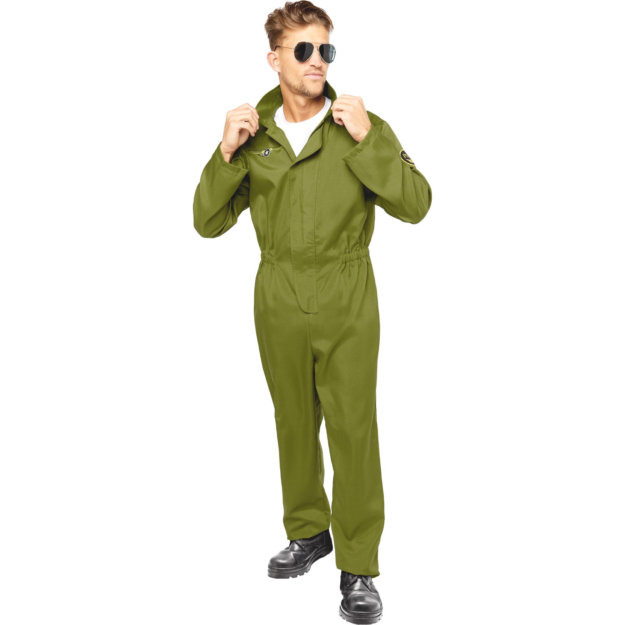 Pilot Jumpsuit Adult Costume Xl