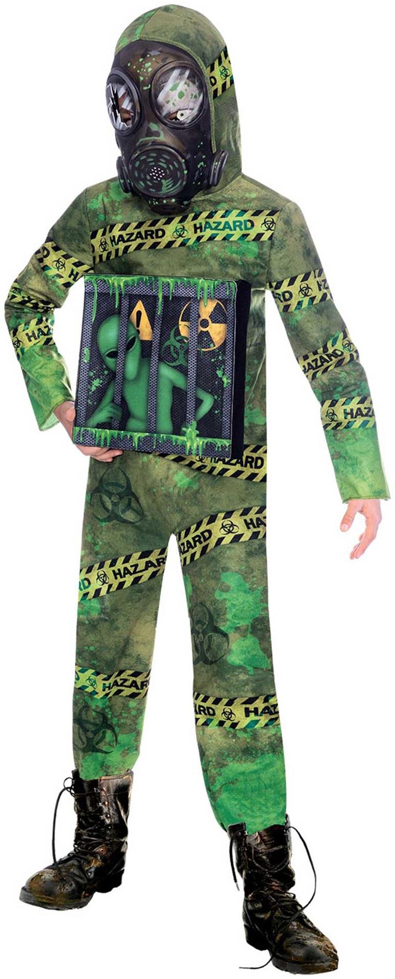 Quarantine Zombie Alien Child Costume