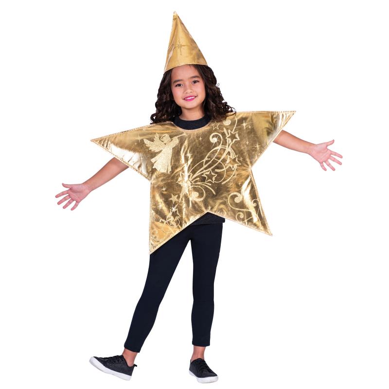 Gold Christmas Star Tunic Child Costume